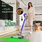 Akku-Hand-und Stielstaubsauger Akku staubsauger 55000Pa/50Min, Staubsauger Kabellos HEPA*4