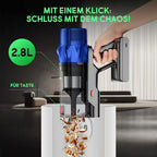 Akku-Hand-und Stielstaubsauger Akku Staubsauger,85000Pa/2.8L/70min OLED-Display Staubsauger Kabellos