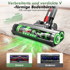 Akku-Hand-und Stielstaubsauger Akku Staubsauger,Staubsauger Kabellos 50kPa/60Min,GreenEye-Technologie