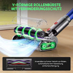 Akku-Hand-und Stielstaubsauger Akku Staubsauger,85000Pa/2.8L/70min OLED-Display Staubsauger Kabellos