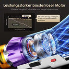 Akku-Hand-und Stielstaubsauger Akku-Staubsauger 85000Pa, 70 Min Laufzeit, 2.6L, leise