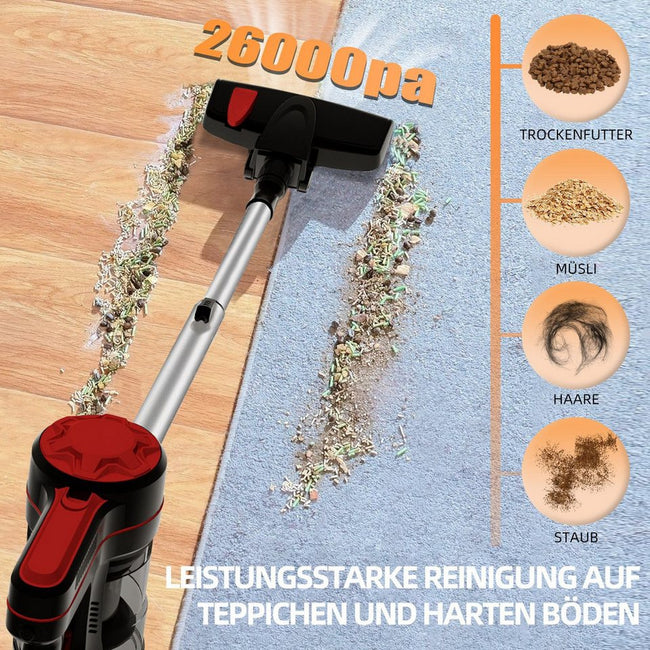 Stielstaubsauger Kabelstaubsauger 26000PA, 2 Austauschbare HEPA-Filters Main Image